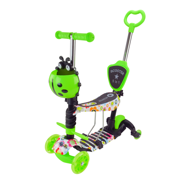Самокаты - Самокат Країна Іграшок 5 в 1 зеленый (SC2502/1)#2