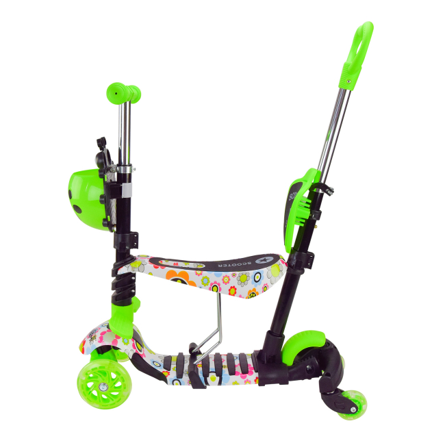 Самокаты - Самокат Країна Іграшок 5 в 1 зеленый (SC2502/1)#3