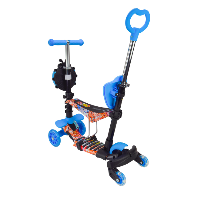 Самокаты - Самокат Країна Іграшок 5 в 1 синий (SC2502/2)#4