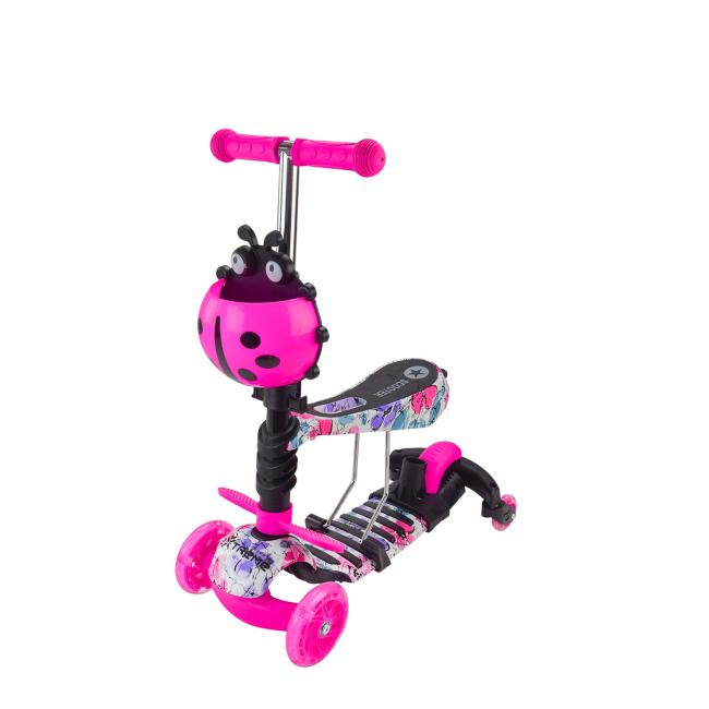 Самокати - Самокат Країна Іграшок 5 в 1 рожевий (SC2502/3)#5
