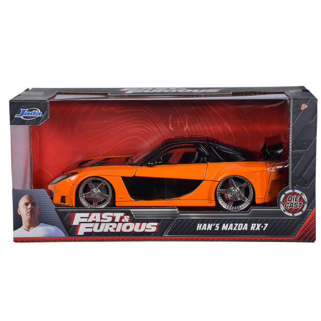 Автомодели - ​Автомодель Jada Форсаж Мазда RX-7 оранжевая (9330732314R00)#2
