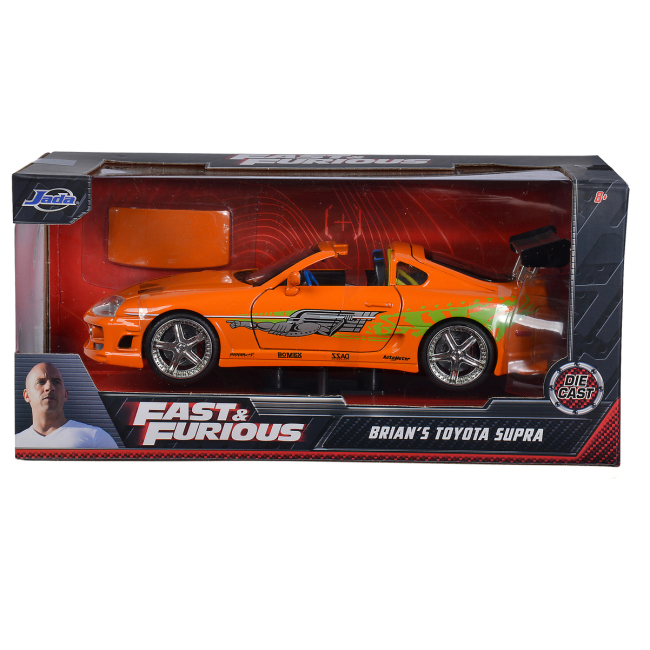 Автомодели - ​Автомодель Jada Форсаж Тойота Супра 1995 оранжевая (9397168314R00)#2
