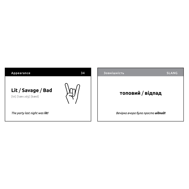 Навчальна література - Картки English Slang для вивчення англійського сленгу    (9786178722050)#3