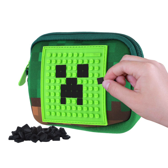 Пенали та гаманці - Пенал-косметичка Pixie Crew Minecraft з пікселями (PXA-02-35)#5