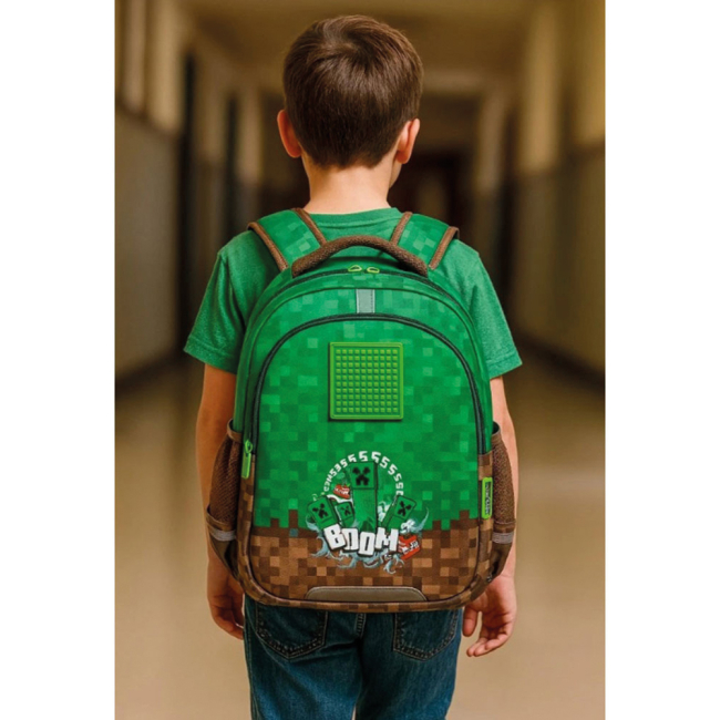 Рюкзаки та сумки - ​Рюкзак Pixie Crew Minecraft Boom з пікселями 16л (PXB-14-35)#7