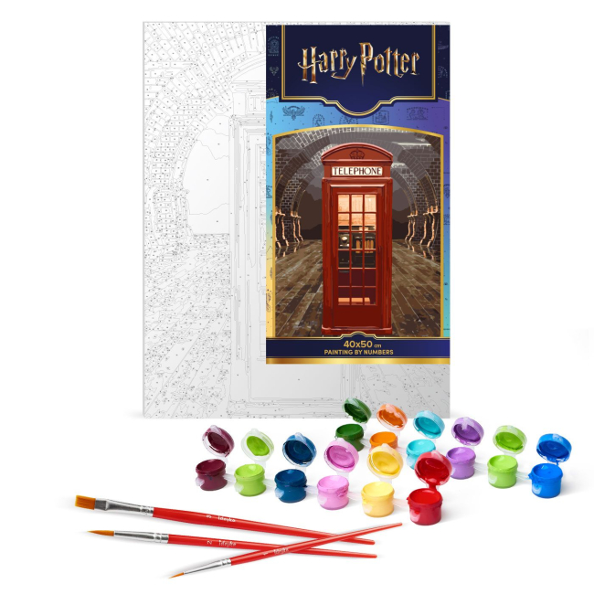 Товары для рисования - Картина по номерам Ідейка WB Harry Potter Магический вход 40 х 50 см (KHO5234)#2