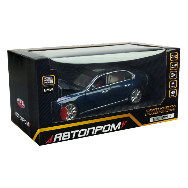 Автомоделі - Автомодель Автопром BMW I7 1:24 (68283A(B))#7