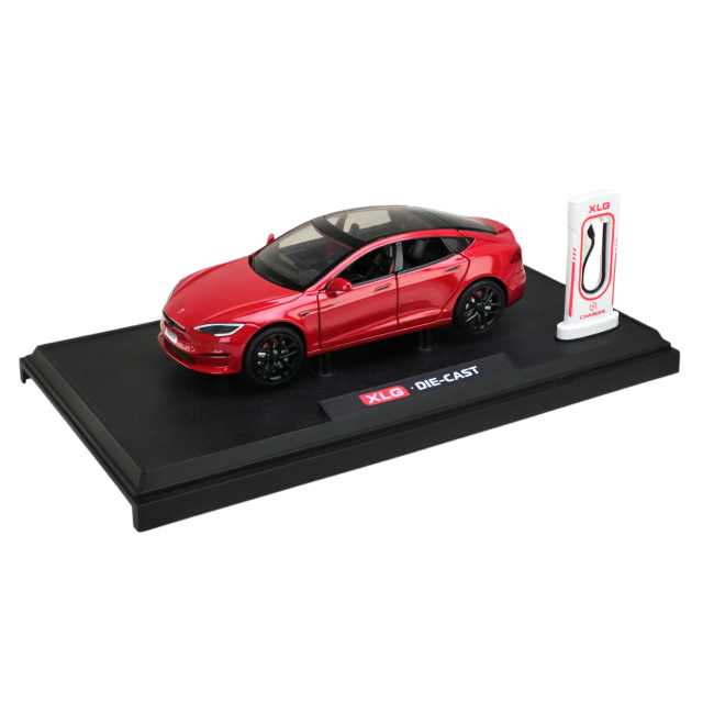 Автомоделі - Автомодель Автопром Tesla model S червона (AP7713/1)#5