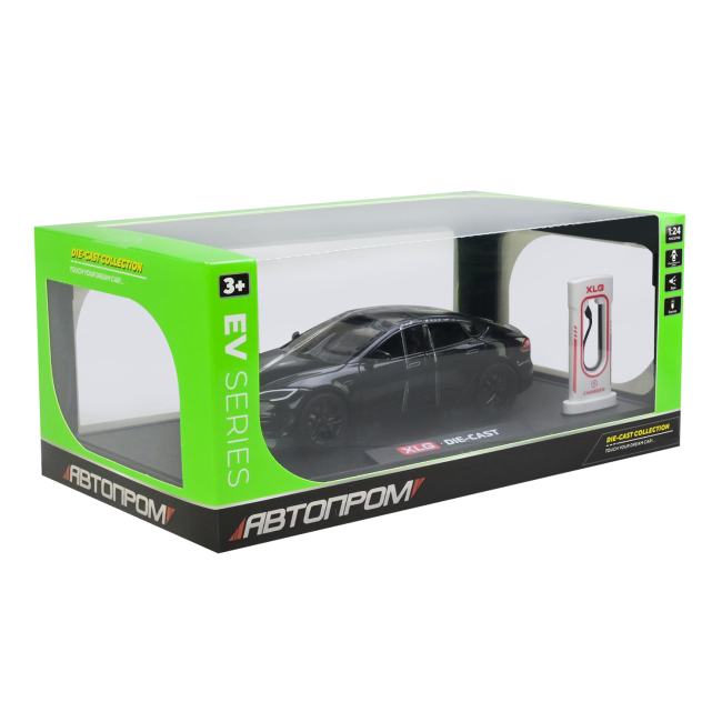 Автомодели - Автомодель Автопром Tesla model S черная (AP7713/2)#4