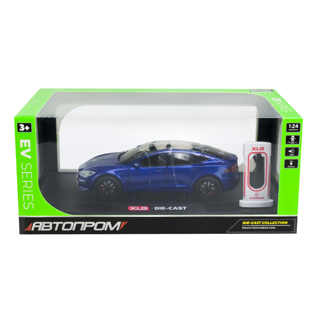 Автомодели - Автомодель Автопром Tesla model S синяя (AP7713/3)#3