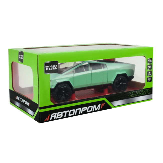 Автомодели - Автомодель Автопром Tesla pickups бирюзовая (AP7725/3)#6