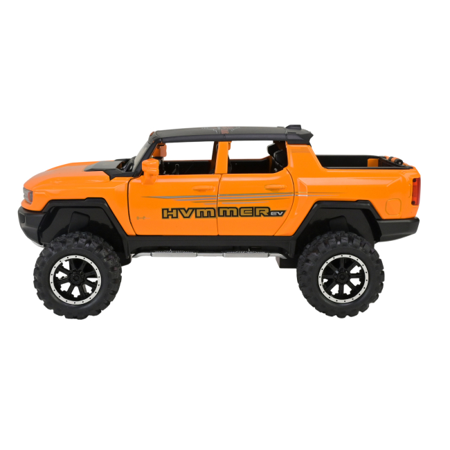 Автомодели - Автомодель Автопром Hummer pickup truck оранжевая (AP7738/2)#2