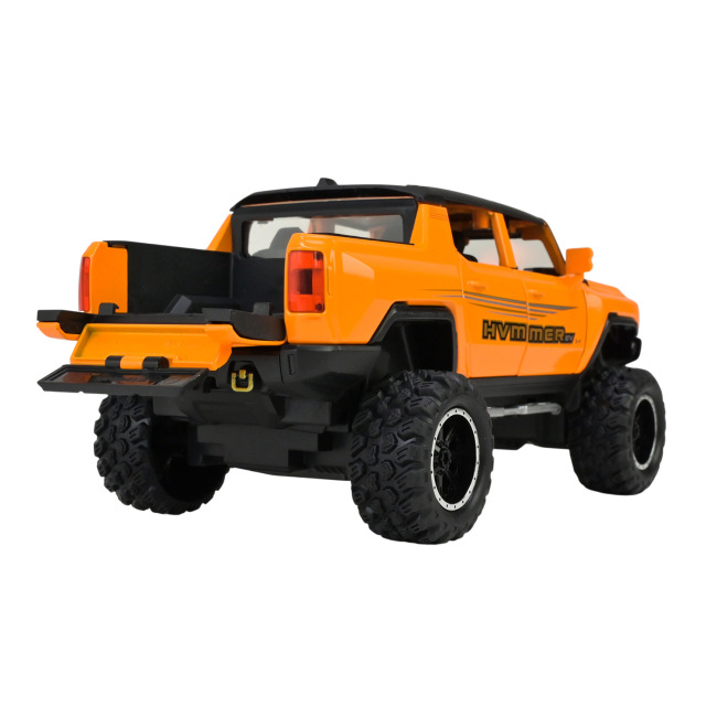 Автомодели - Автомодель Автопром Hummer pickup truck оранжевая (AP7738/2)#6