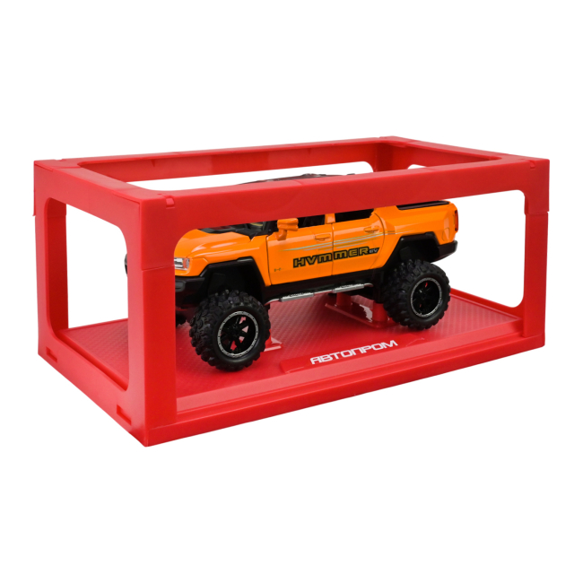 Автомодели - Автомодель Автопром Hummer pickup truck оранжевая (AP7738/2)#7