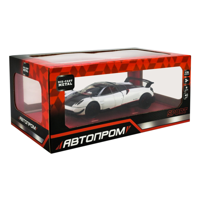 Автомоделі - Автомодель Автопром Pagani Huayra BC біла (AP7748/1)#6