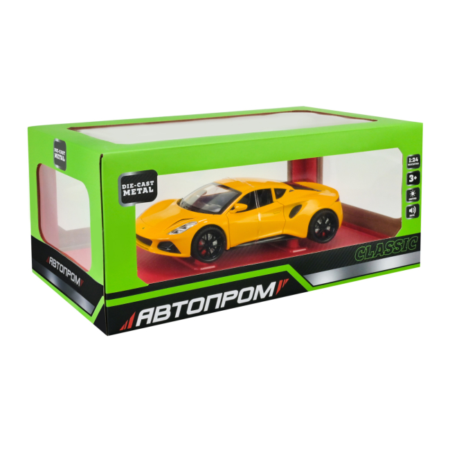 Автомоделі - Автомодель Автопром Lotus Emira жовта (AP7752/2)#7