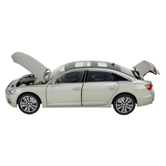 Автомодели - Автомодель Автопром Audi A6L серая (AP7754/2)#5