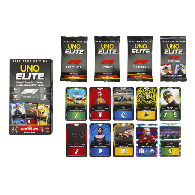Настільні ігри - Настільна гра UNO Elite F1 (JLV42)#3