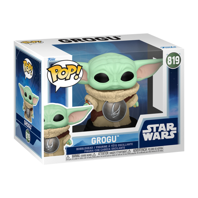 Фігурки персонажів - Фігурка Funko Pop Star wars Ґроґу з бронею Брудорога (90447)#2