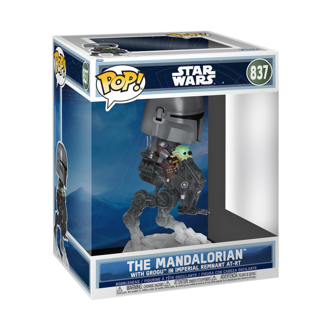 Фігурки персонажів - Фігурка Funko Pop Star wars Мандо з Ґроґу на всюдиході (90812)#2