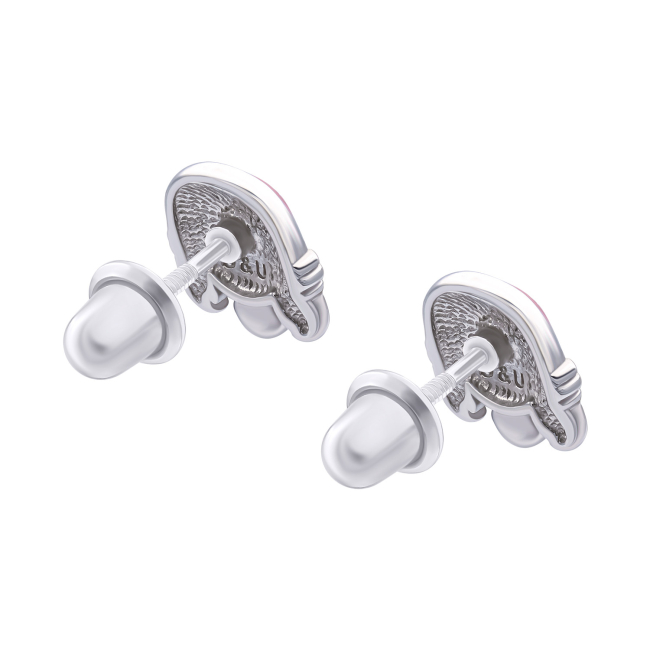 Ювелирные украшения - Серьги UmaUmi Zodiac Леди Рак с эмалью и фианитами (2210000031876)#2