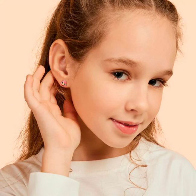 Ювелирные украшения - Серьги UmaUmi Zodiac Леди Рак с эмалью и фианитами (2210000031876)#3