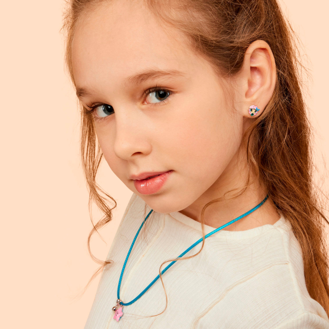 Ювелирные украшения - Серьги UmaUmi Zodiac Леди Дева с эмалью и фианитами (2210000031807)#3