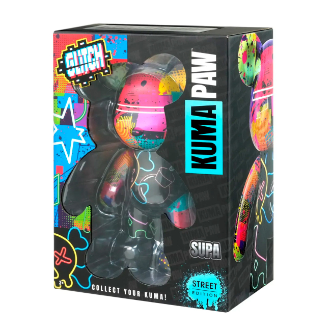 Фігурки тварин - Колекційна фігурка ToyMonster Kuma Paw Вуличний вайб Глітч (T02945-2)#5