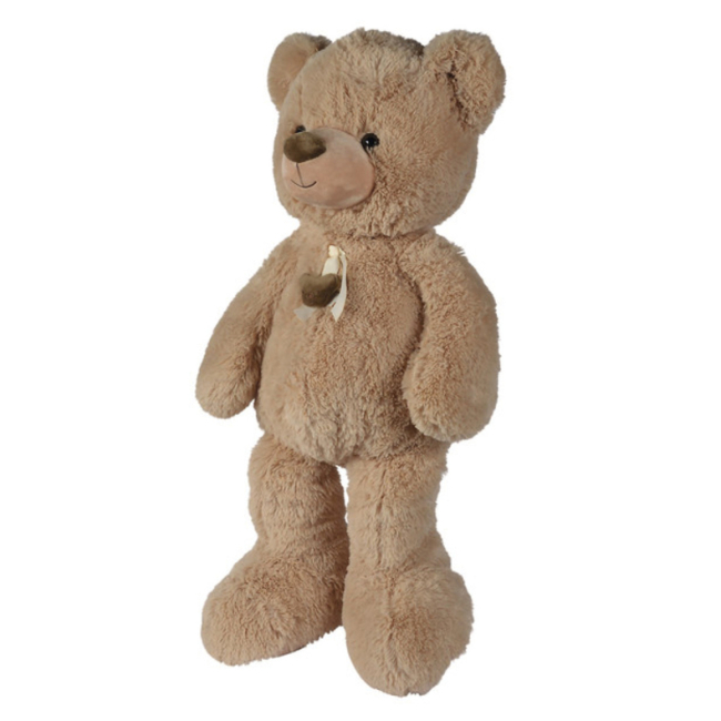 М'які тварини - ​М'яка іграшка Nicotoy Ведмежа коричневе 85 см (5810020)#2