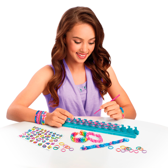 Наборы для творчества - Набор для изготовления браслетов Cra-Z-Art Charm loom studio mermaid and unicorn (17350CRA)#5