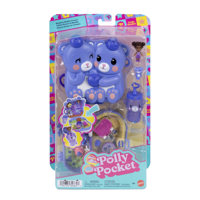 Куклы - Игровой набор Polly Pocket Компактный мир приключений Мишки (JFG56/6)#5