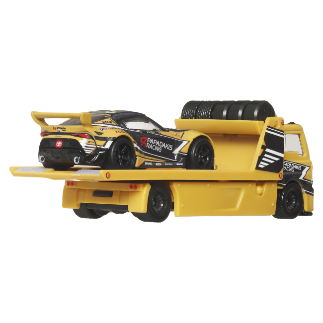 Автомоделі - Набір автомоделей Hot Wheels Car culture Team Transport Lykan Hypersport '20 Toyota GR Supra Fleet Street (FLF56/JHX87)#5