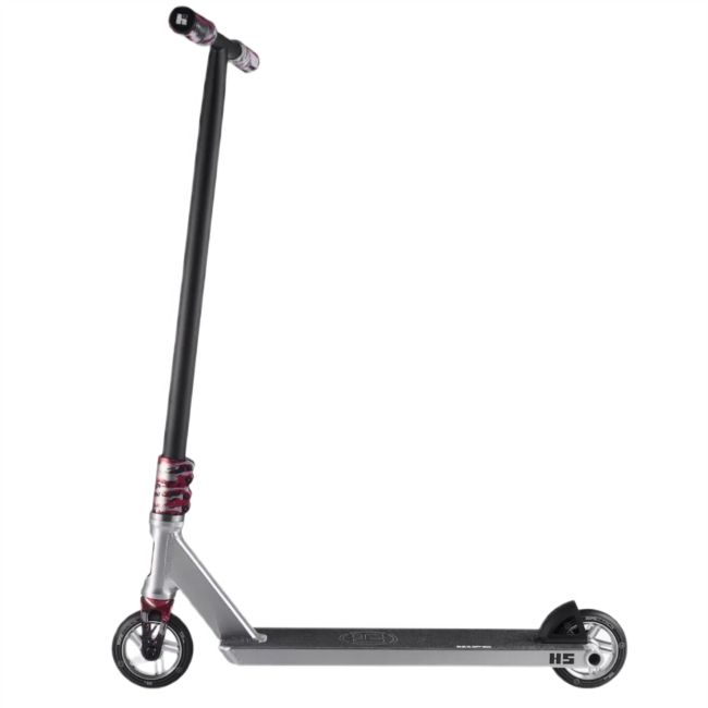 Самокати - ​Самокат трюковий Hipe H5 Silver/red (410505)#2