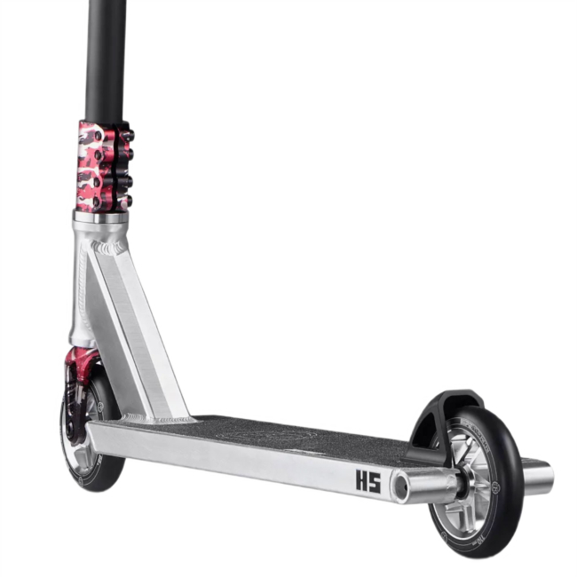 Самокати - ​Самокат трюковий Hipe H5 Silver/red (410505)#4