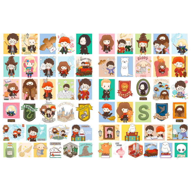 Раскраски и активитибуки (2-6 лет) - Розмальовка зі стікерами Ідейка WB Harry Potter Гаррі та Гоґвортс (LCB41)#2