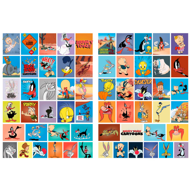 Розмальовки та актівітібуки (2-6 років) - Розмальовка зі стікерами Ідейка WB Looney Tunes Веселий кролик (LCB44)#2