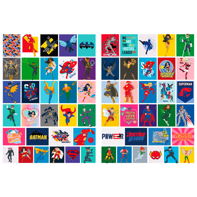 Раскраски и активитибуки (2-6 лет) - Розмальовка зі стікерами Ідейка WB Super friends Сильні разом (LCB43)#2