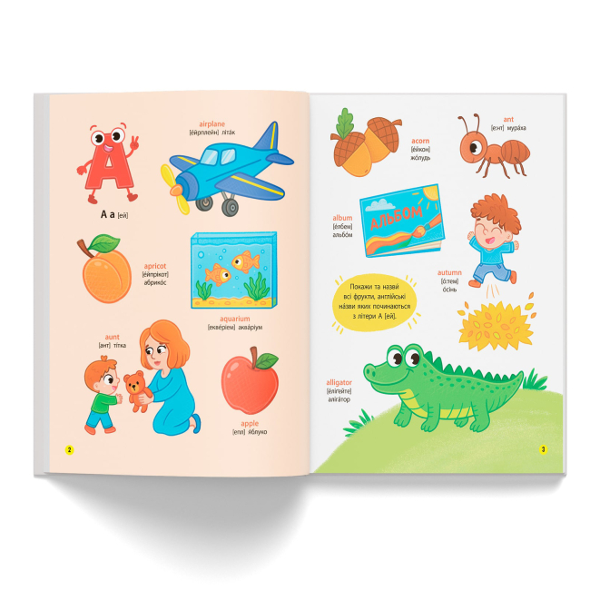 Навчальна література - Книжка «150 перших слів. English ABC» Катерина Столяренко (9786175476048)#2