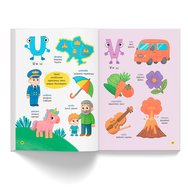 Навчальна література - Книжка «150 перших слів. English ABC» Катерина Столяренко (9786175476048)#7