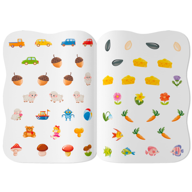 Розмальовки та актівітібуки (2-6 років) - Книжка «Перші наліпки для малят. Вимовляю звуки» Катерина Столяренко (9786175476208)#6