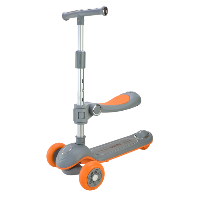 Самокаты - Самокат Extreme motion детский 2 в 1 серый (SC822/1)#3