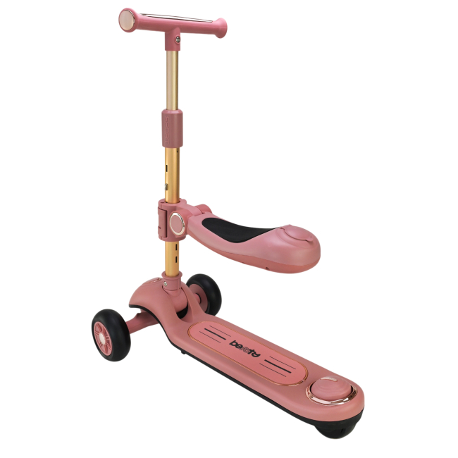 Самокати - Самокат Extreme motion дитячий 2 в 1 пудровий (SC822/3)#4