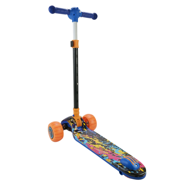 Самокати - Самокат Країна Іграшок триколісний синій з помаранчевими колесами (SC2532/2)#2