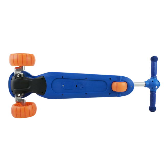 Самокати - Самокат Країна Іграшок триколісний синій з помаранчевими колесами (SC2532/2)#4