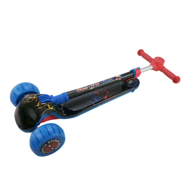 Самокати - Самокат Країна Іграшок триколісний чорний з синіми колесами (SC2532/3)#5