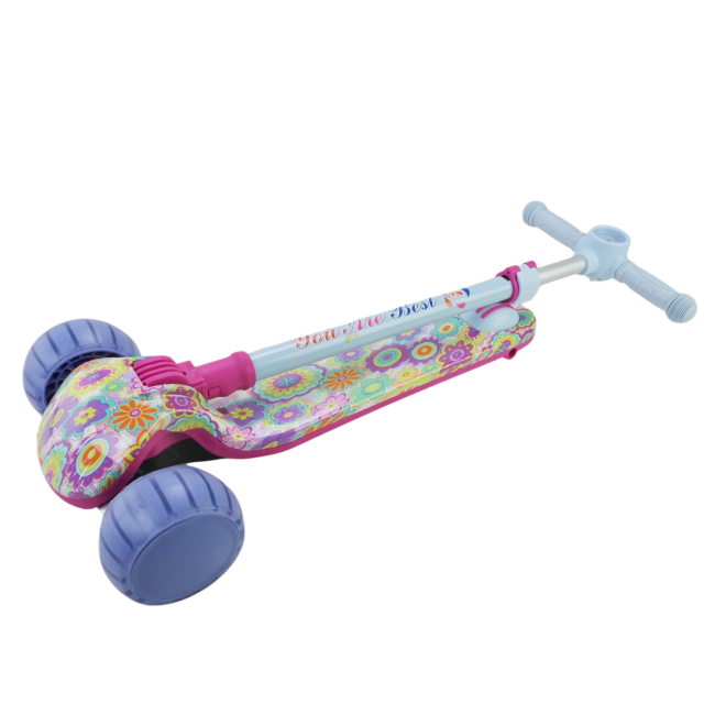 Самокати - Самокат Країна Іграшок триколісний рожевий з фіолетовими колесами (SC2532/4)#5