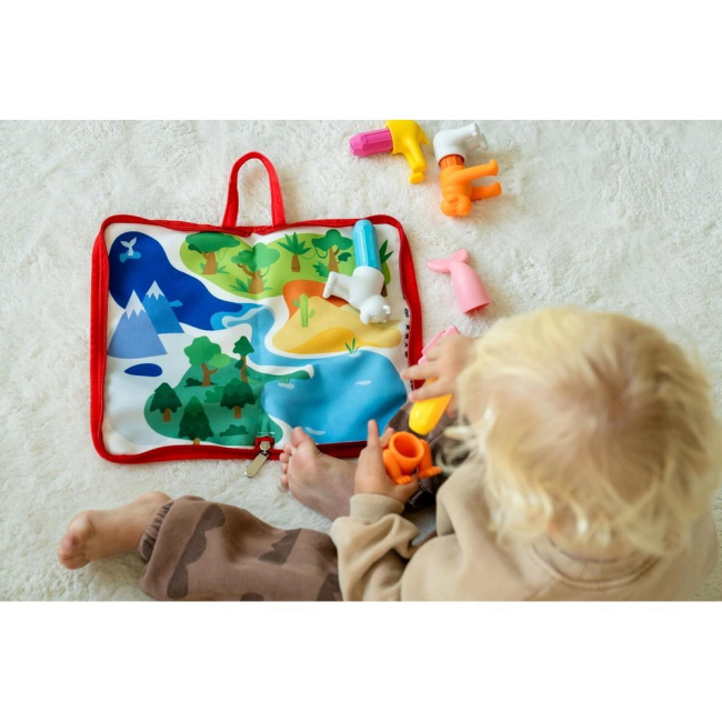 Магнітні конструктори - ​Магнітний конструктор SmartMax Мої перші тварини світу (SMX 246)#4