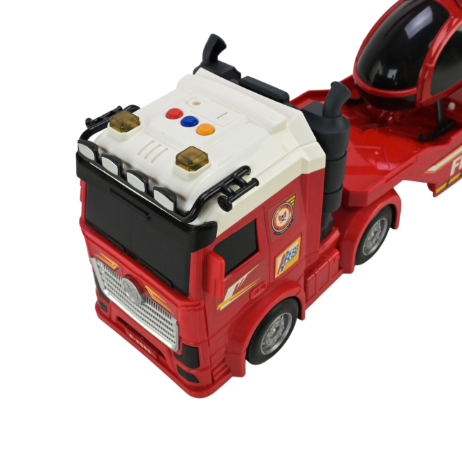 Транспорт і спецтехніка - Ігровий набір Країна Іграшок Велика вантажівка-трейлер з вертольотом (JP588-82A)#5