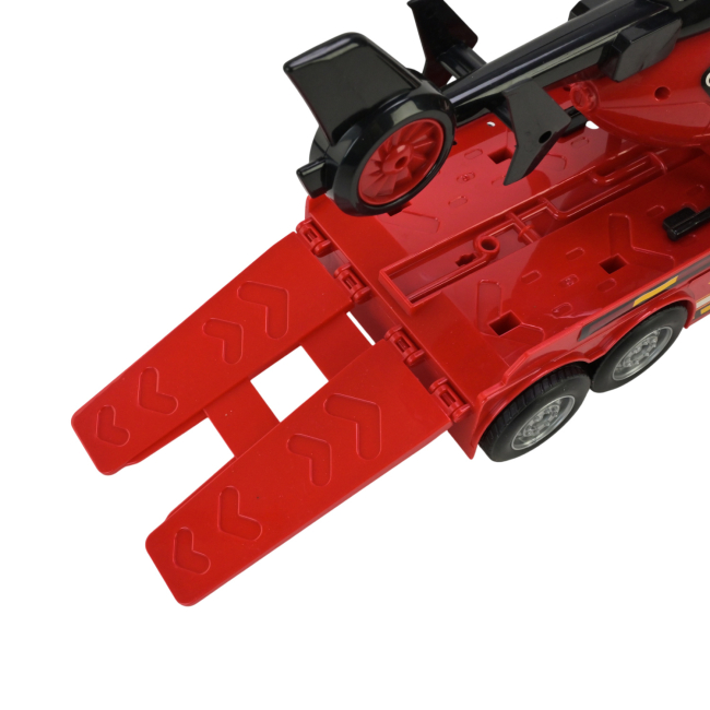 Транспорт і спецтехніка - Ігровий набір Країна Іграшок Велика вантажівка-трейлер з вертольотом (JP588-82A)#7