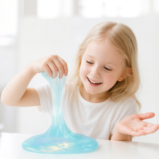 Набори для ліплення - ​Перлинна маса для ліплення Mideer Блакитна (MD1703)#4